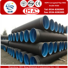 Dn50-Dn1800 HDPE Double Wall Corrugated Pipe for Green Belt